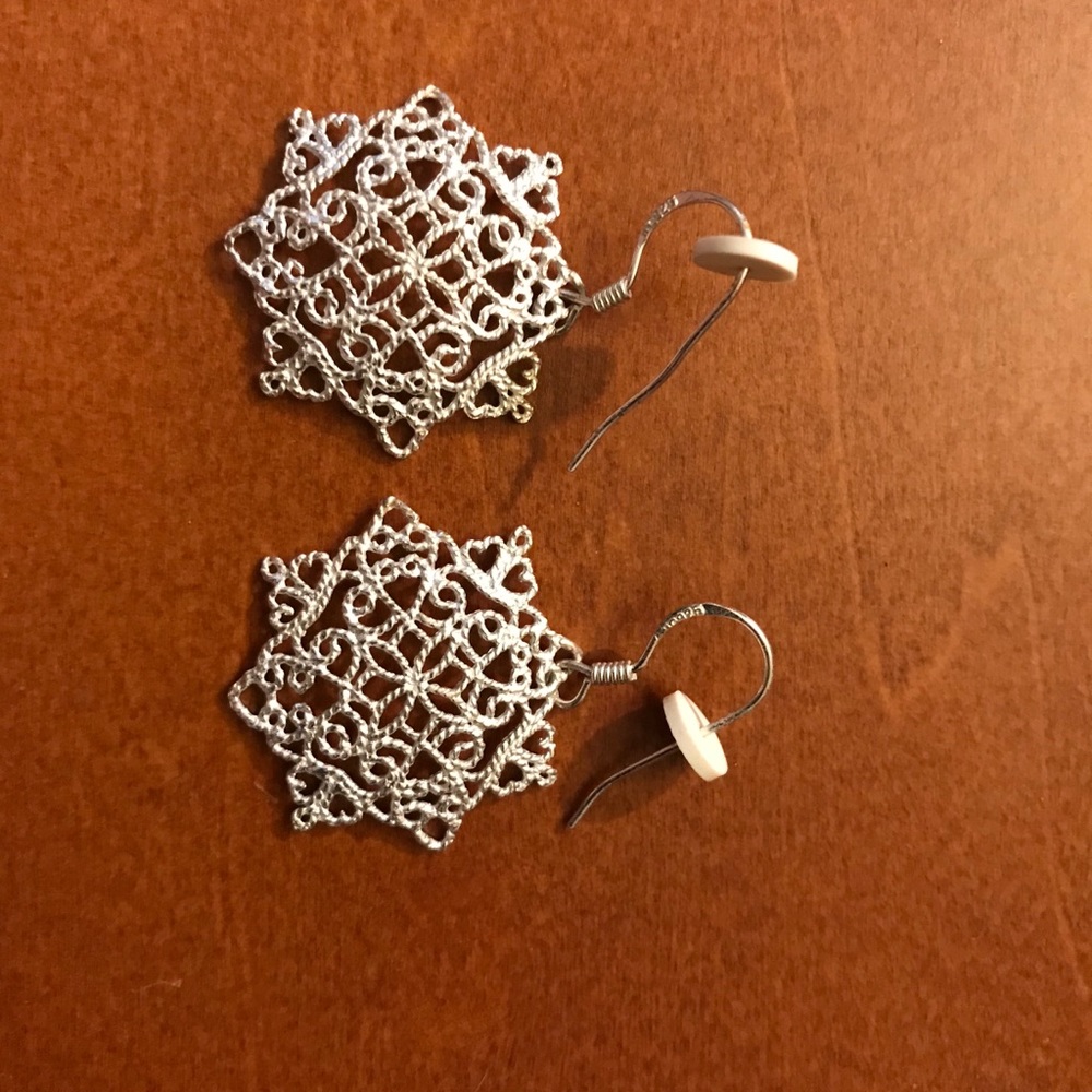 Snowflake earrings